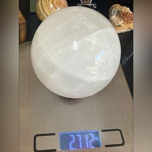 Large Quartz Crystal Sphere
